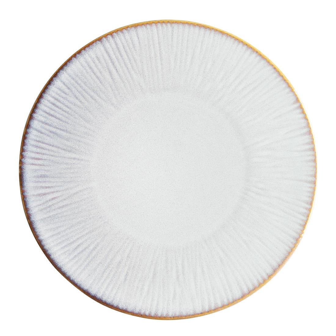 Olympia Drift Grey Embossed Coupe Plates 280mm (Pack of 4) - FU194 Plates Olympia