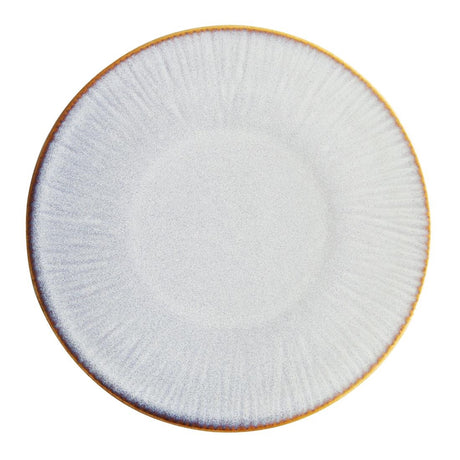 Olympia Drift Grey Embossed Coupe Plates 220mm (Pack of 6) - FU195 Plates Olympia