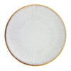 Olympia Drift Grey Embossed Coupe Plates 180mm (Pack of 6) - FU196 Plates Olympia