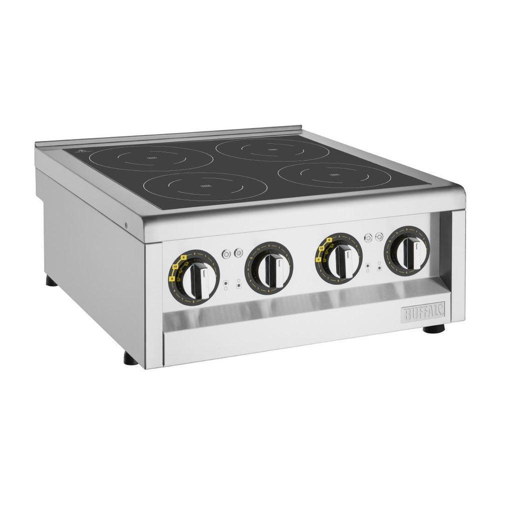 Buffalo 600 Series 4 Zone Induction Hob 2 x 3kW - FU219  Buffalo   