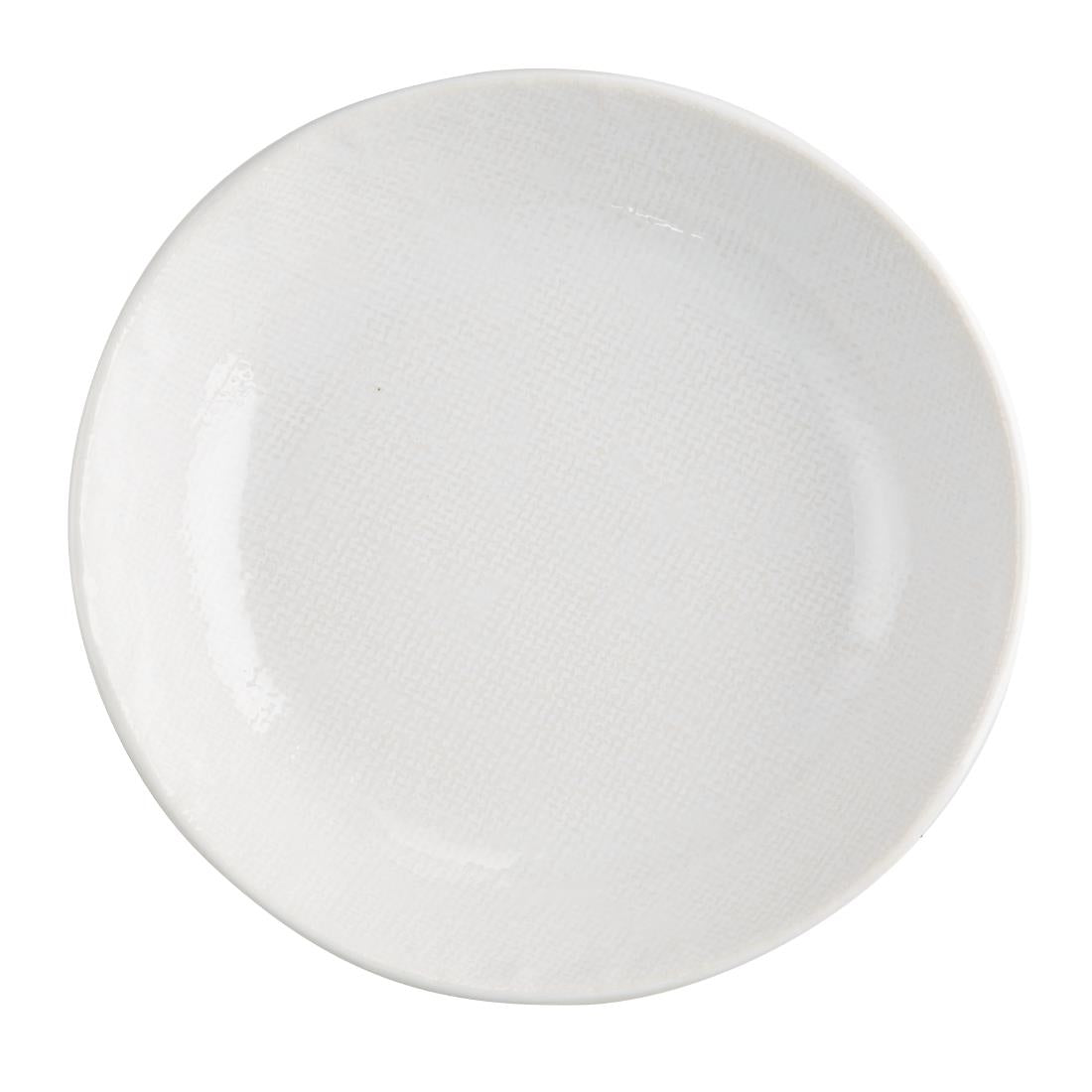 Olympia Denim White Coupe Bowls 220mm (Pack of 6) - FU228 Bowls Olympia