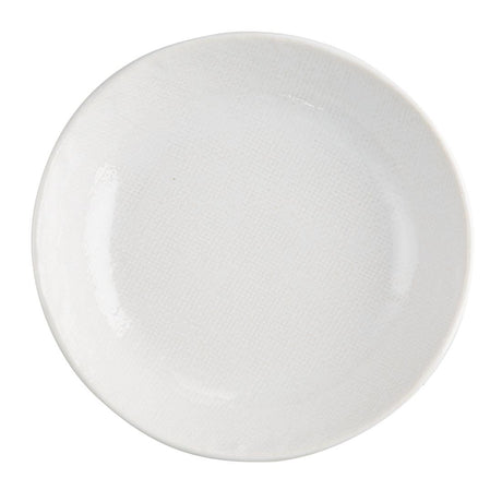 Olympia Denim White Coupe Bowls 220mm (Pack of 6) - FU228 Bowls Olympia