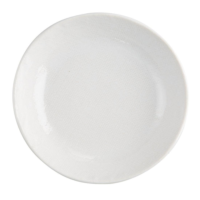 Olympia Denim White Coupe Bowls 220mm (Pack of 6) - FU228 Bowls Olympia