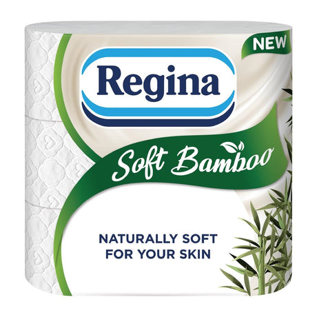 Regina Soft Bamboo Toilet Roll 3Ply (Pack of 5x9 Rolls) - FU296  Regina   