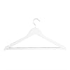 Bolero White Wooden Hangers (Pack of 10) - FU397  Bolero   