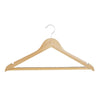 Bolero Natural Wooden Hangers (Pack of 10) - FU399  Bolero   