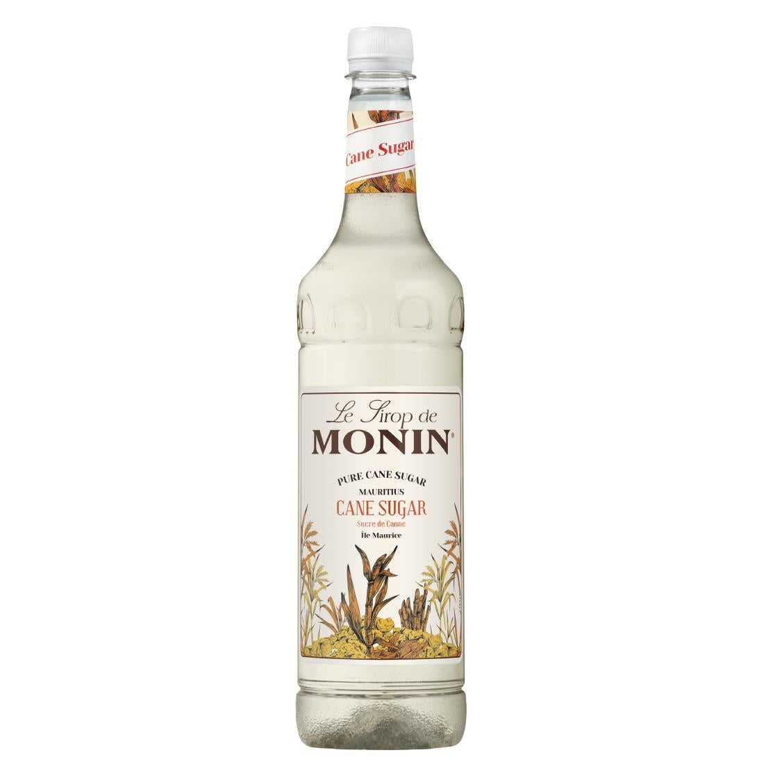 Monin Premium Pure Cane Sugar Syrup 1Ltr - FU451  Monin   