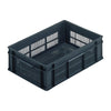 Grey Perforated Stacking Container Large 600x400x175mm - FU499  Fletcher   