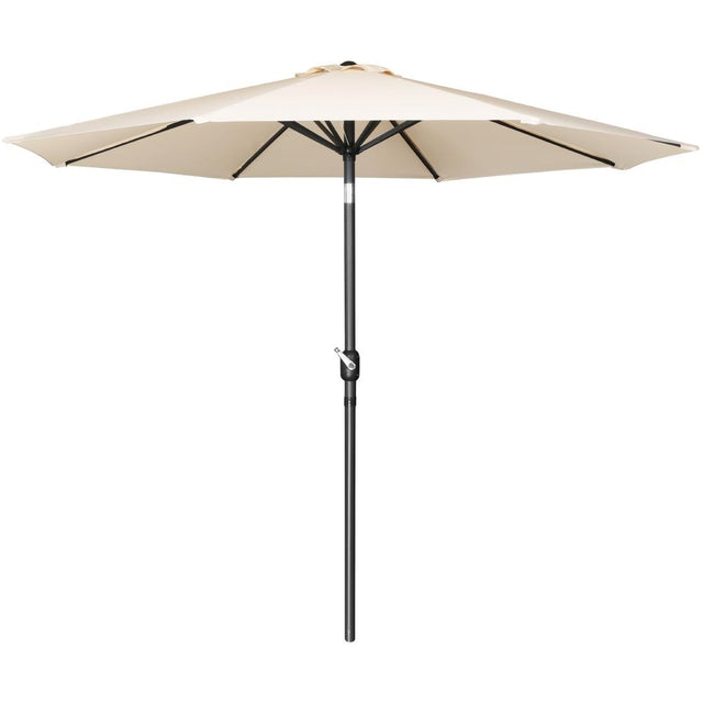 Bolero Seville Round Parasol 3m Diameter Cream - FU503 Parasols and Sunloungers Bolero