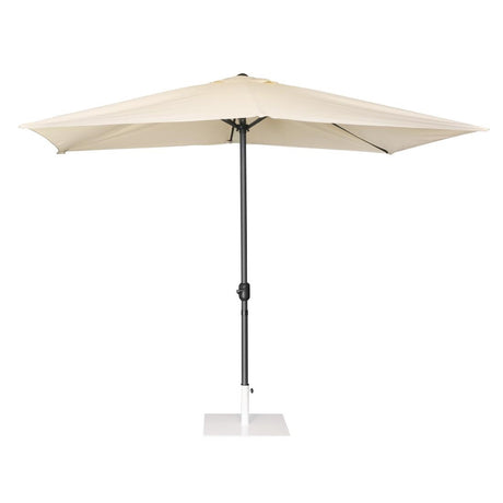 Bolero Seville Square Parasol 2x3m Cream - FU505 Parasols and Sunloungers Bolero
