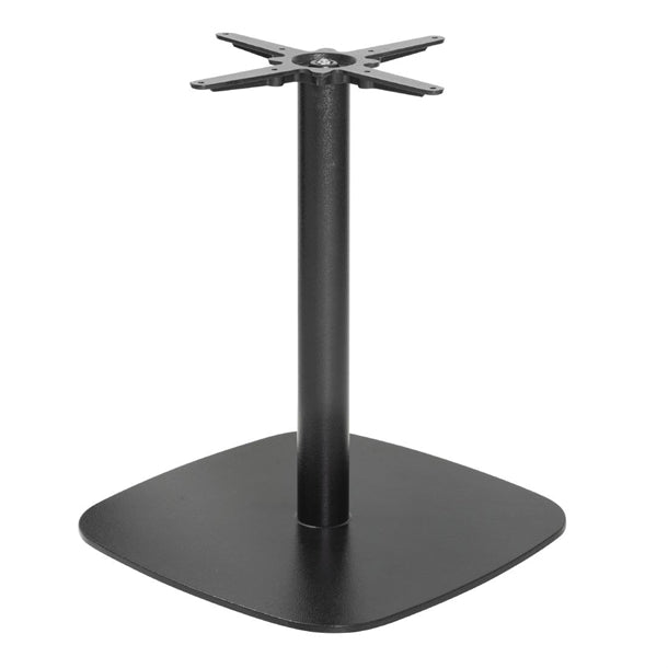 Bolero Black Cast Iron Table Base 720x600mm - FU547 Poseur Height Table Bases Bolero   