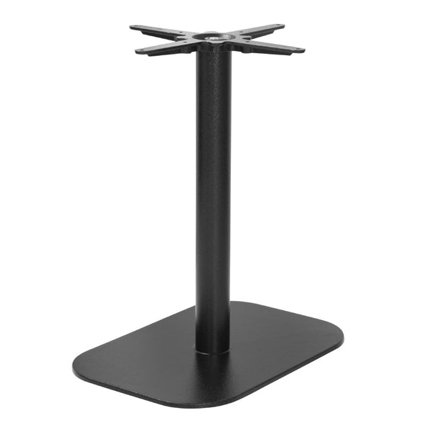 Bolero Black Cast Iron Table Base 720x420x600mm - FU548 Poseur Height Table Bases Bolero   