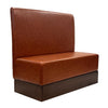 Single Booth in Bison Tan Vinyl - FU642 Booths Everyday   