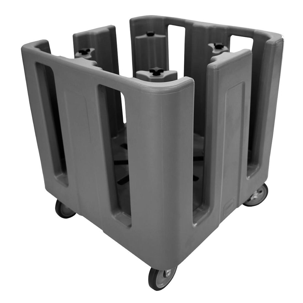 Cambro Compact Adjustable Dish Caddy Black - FU684  Cambro   