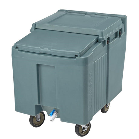 Cambro ICS125L Ice Caddy With Sliding Lid Slate Blue - FU690  Cambro   