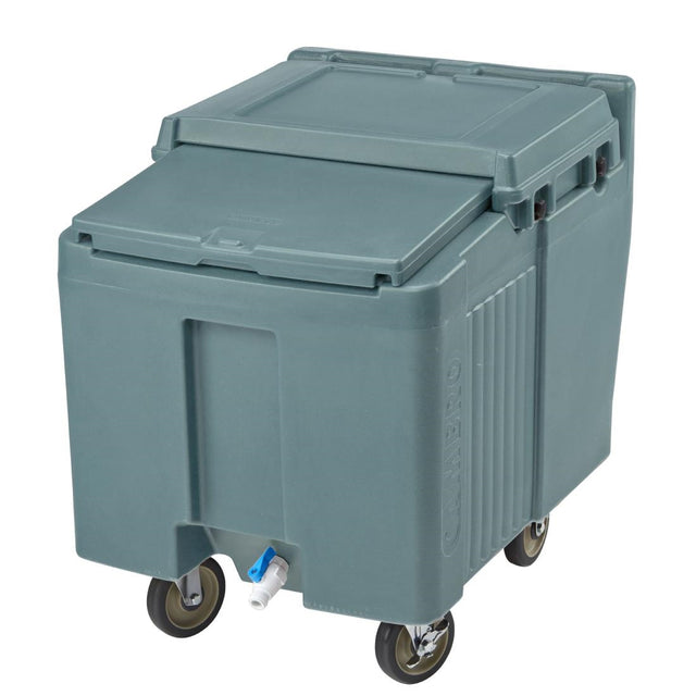 Cambro ICS125L Ice Caddy With Sliding Lid Slate Blue - FU690  Cambro   