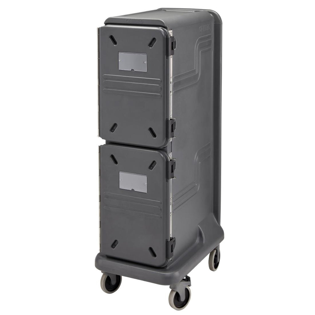 Cambro Ultra Pro Cart Tall Two Door Hot and Cold Food Cart Charcoal Grey - FU693  Cambro   