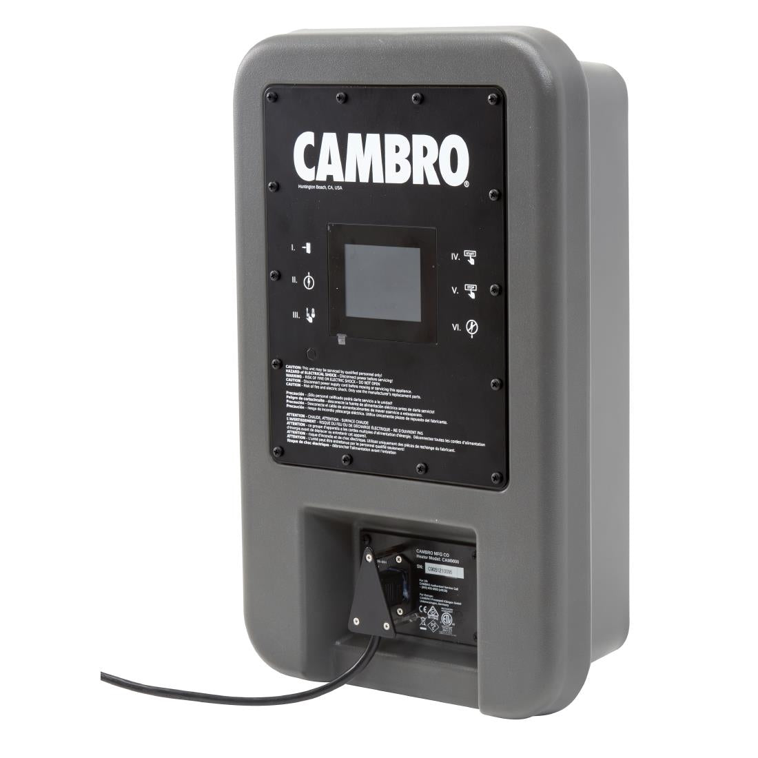 Cambro Ultra Pro Cart Heating Module Charcoal Grey - FU695  Cambro   