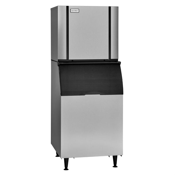 Ice-O-Matic 383kg Elevation Modular Grande Cube Ice Machine with Storage Bin CIM0835GA - FU781  Ice-O-Matic   