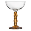 Onis Tiki Coupe Amber Stem Glasses 250ml (Pack of 6) - FU829 Cocktail Glasses Onis   