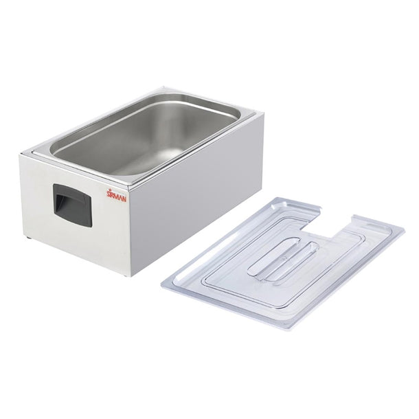 Sirman 1/1 GN Stainless Steel Tray with Lid 69062000 - FU917  Sirman   