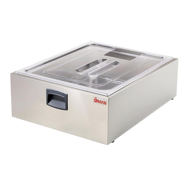 Sirman 2/1 GN Stainless Steel Tray with Lid 69062500 - FU918  Sirman   