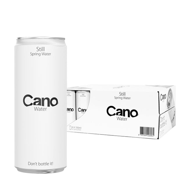 Cano Still Water Cans 330ml (Pack of 24) - FU936  Cano   