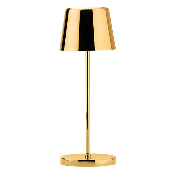 Utopia Bermuda Micro LED Cordless Table Lamp 210mm Gold (Pack of