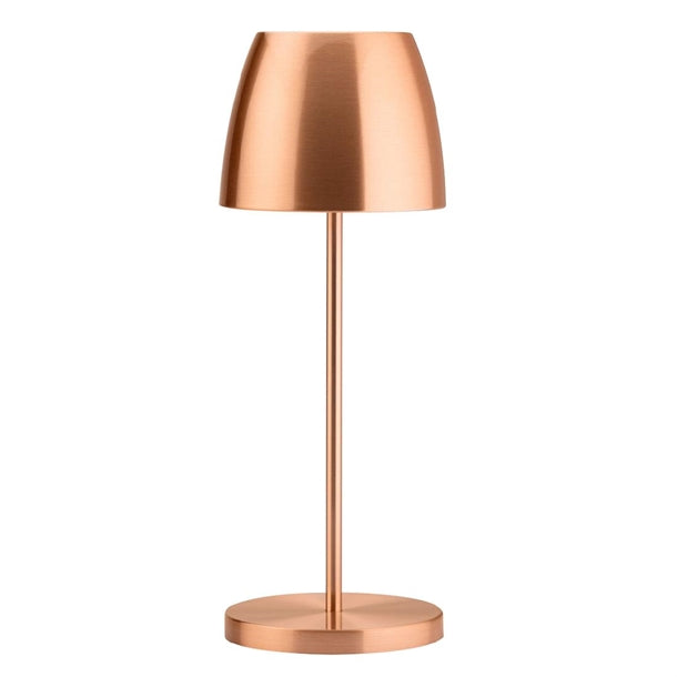 Utopia Montserrat LED Cordless Table Lamp 300mm Brushed Copper (Pack of 6) - FU986  Utopia   