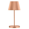 Utopia Dominica LED Cordless Table Lamp 260mm Brushed Copper (Pack of 6) - FU991  Utopia   