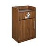 Litter Bin and Tray Stand Walnut Finish - FW546  YCR   