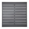 Bolero Aluminium Square Table Top Dark Grey 700mm - FW597 Aluminium Table Tops Bolero   