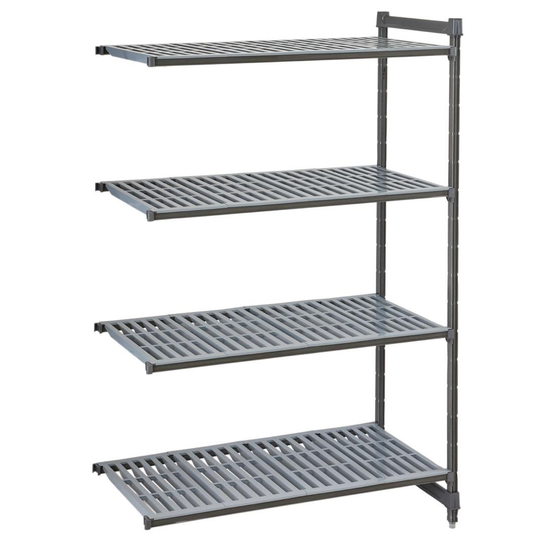 Cambro Camshelving Basics Plus Add-On Unit 4 Tier With Vented Shelves 1830H x 1328W x 540D mm - FW621  Cambro   