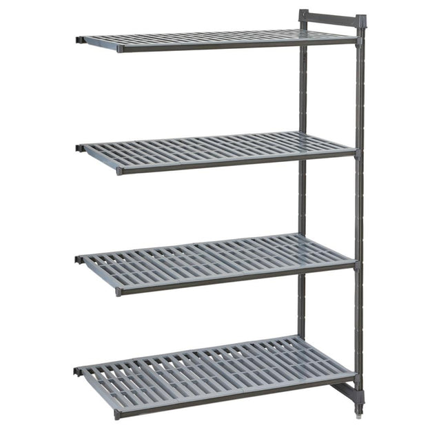 Cambro Camshelving Basics Plus Add-On Unit 4 Tier With Vented Shelves 1830H x 1328W x 540D mm - FW621  Cambro   