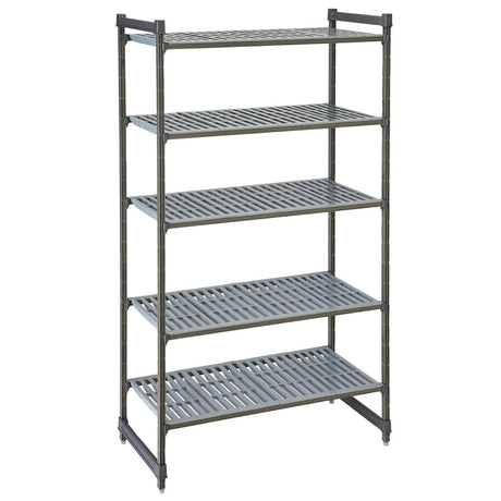 Cambro Camshelving Basics Plus 5 Tier Shelving Starter Unit 2140 x 1220 x 610mm - FW648  Cambro   
