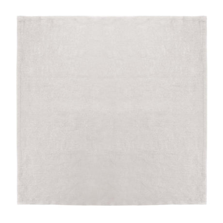 Olympia Linen Table Napkin Sand 400x400mm (Pack of 12) - FW699  Olympia   