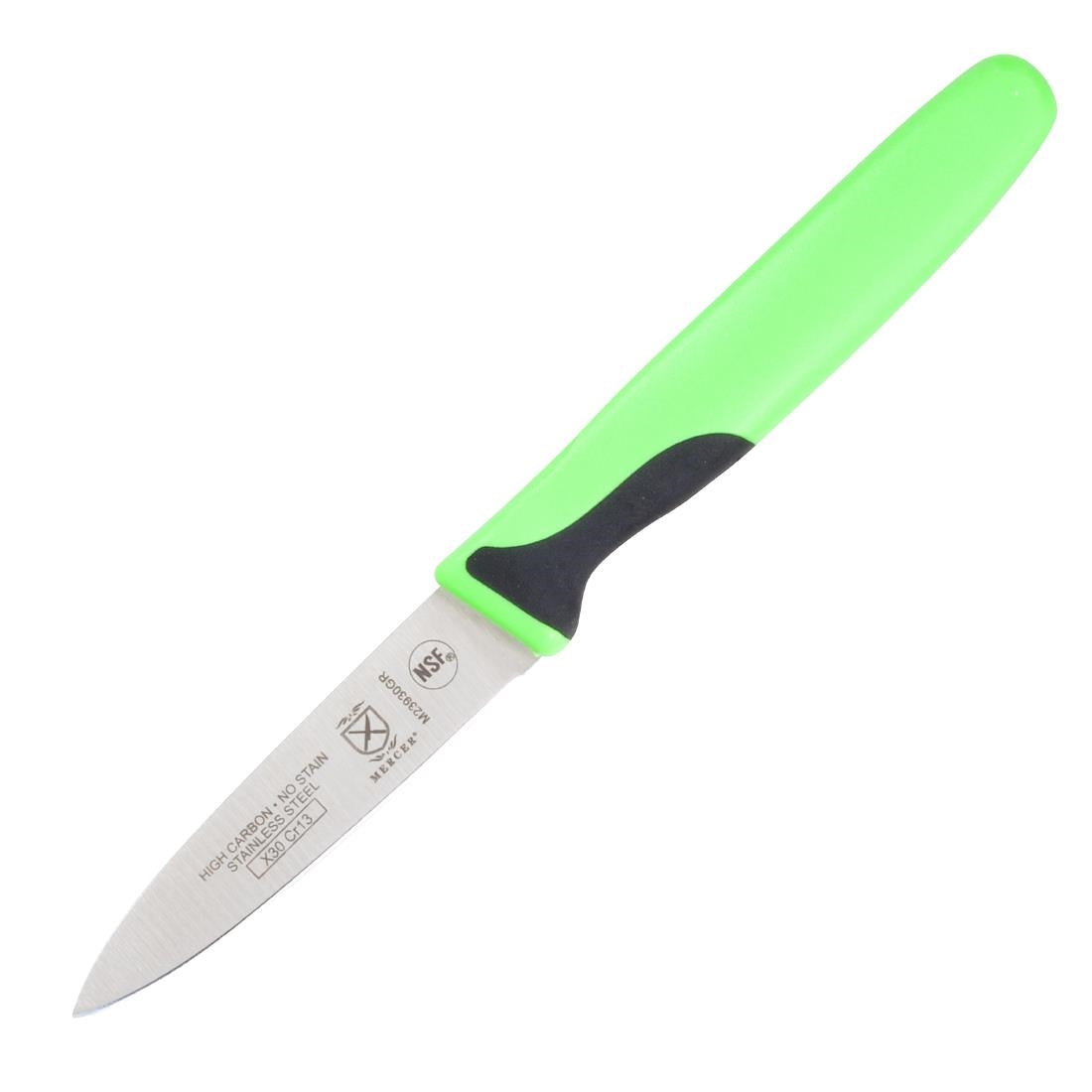 Mercer Culinary Millennia Slim Paring Knife Green 7.6cm - FW739  Mercer Culinary   