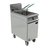 Falcon Dominator Plus Twin Basket Gas Fryer & Fryer Angel on Castors Propane Gas - FW755-P Freestanding Gas Fyers Falcon