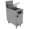 Falcon 400 Series Single Pan Twin Basket Gas Filtration Fryer Programmable with Fryer Angel Natural Gas - FW770-N  Falcon   