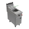Falcon F900 Twin Basket Fryer with Filtration & Fryer Angel on Castors Propane Gas - FW772-P  Falcon   