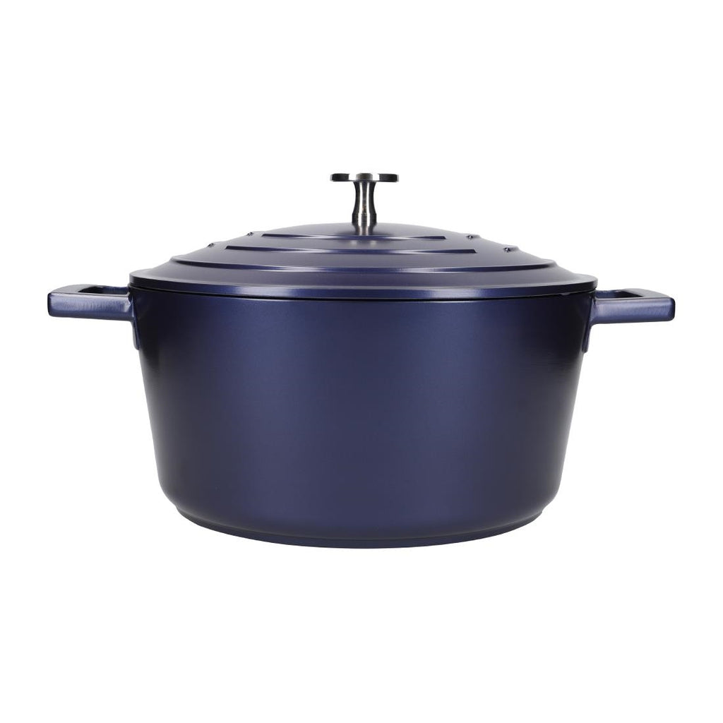 Masterclass Casserole Dish Metallic Blue 4Ltr - FW795  Master Class   