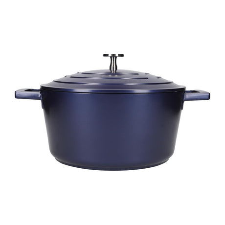 Masterclass Casserole Dish Metallic Blue 4Ltr - FW795  Master Class   