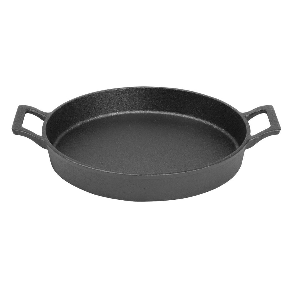 Olympia Cast Iron Round Eared Dish 200mm - FW816  Olympia   