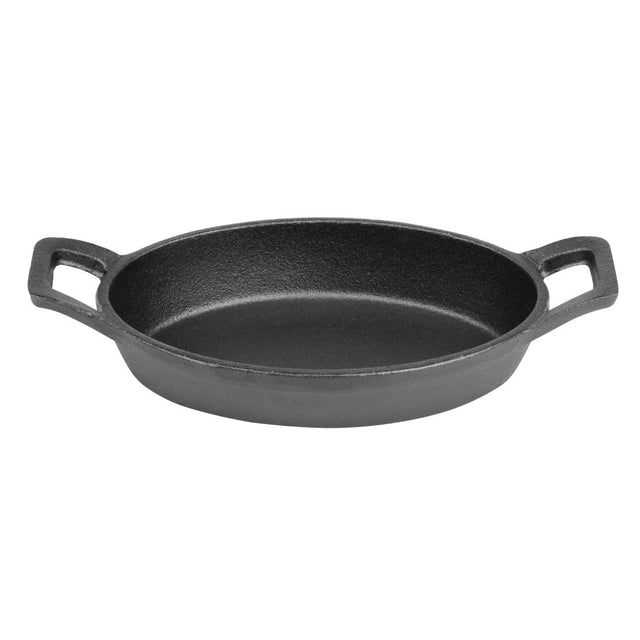 Olympia Cast Iron Oval Eared Dish 150x100mm - FW819  Olympia   