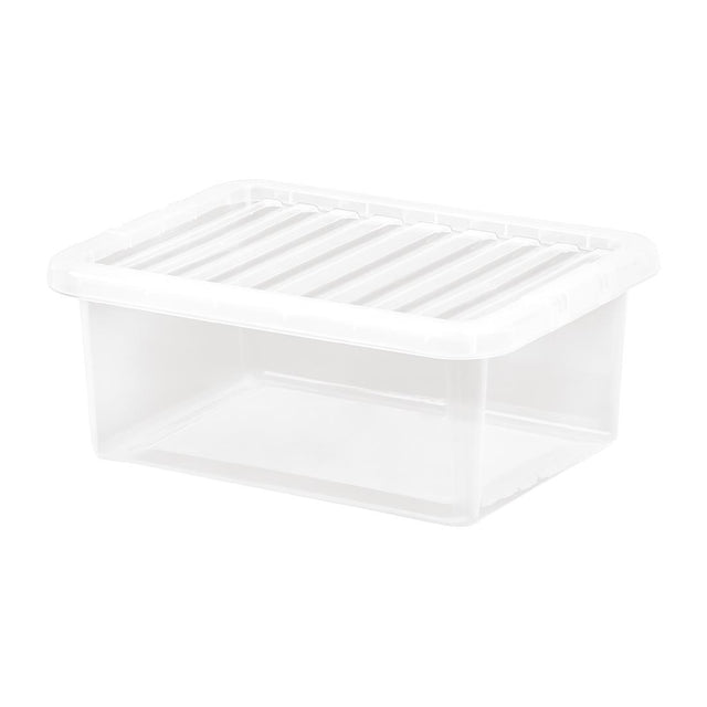 Wham Crystal Storage Box and Lid 17Ltr - FW886  Wham   