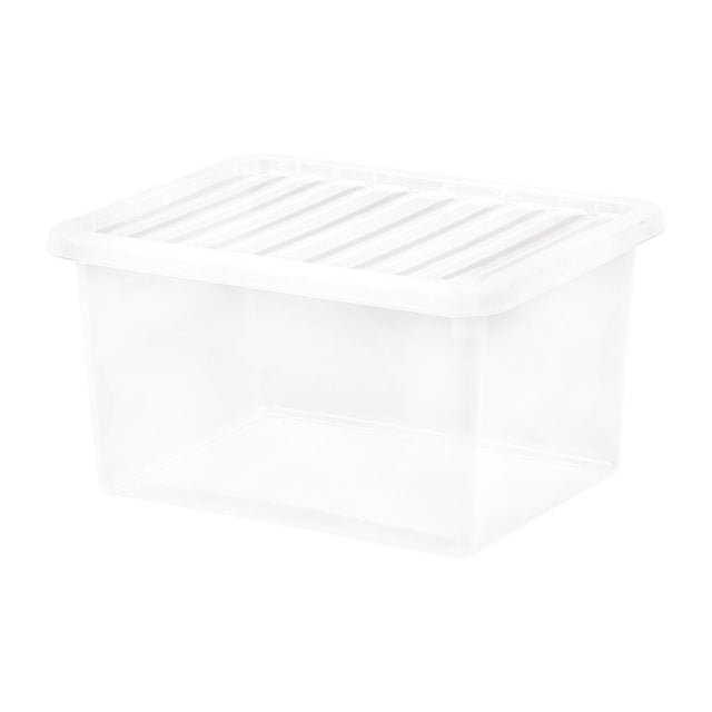 Wham Crystal Storage Box and Lid 37Ltr - FW889  Wham   