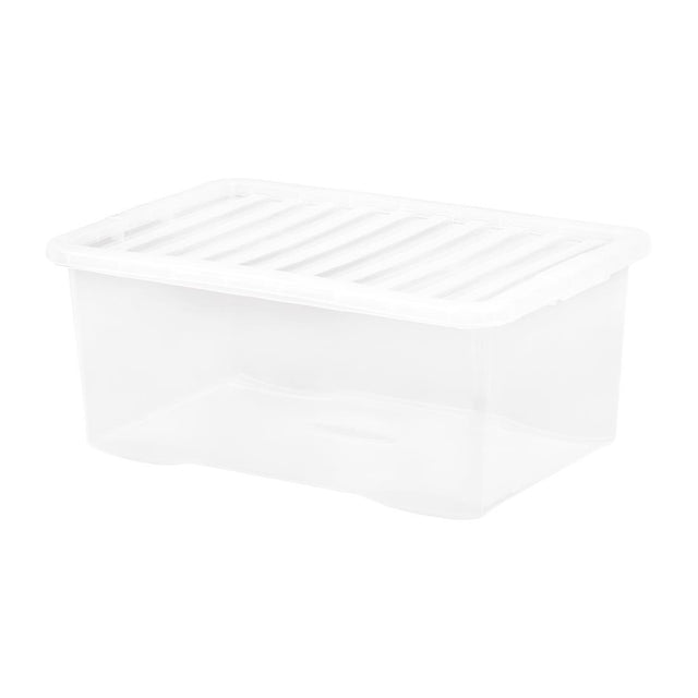 Wham Crystal Storage Box and Lid 45Ltr - FW890  Wham   