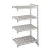 Cambro Camshelving Premium 4 Tier Add On Unit 1830H x 1023W x 610D mm - FW963  Cambro   