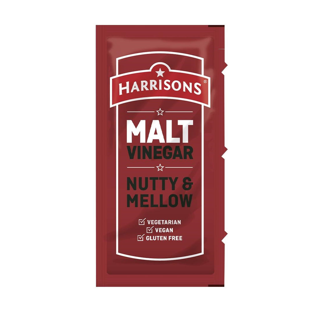 Harrisons Malt Vinegar Sachets 7.5ml (Pack of 200) - FW994  Harrisons   