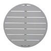 Bolero Aluminium Round Table Top Light Grey 580mm - FX038 Aluminium Table Tops Bolero   